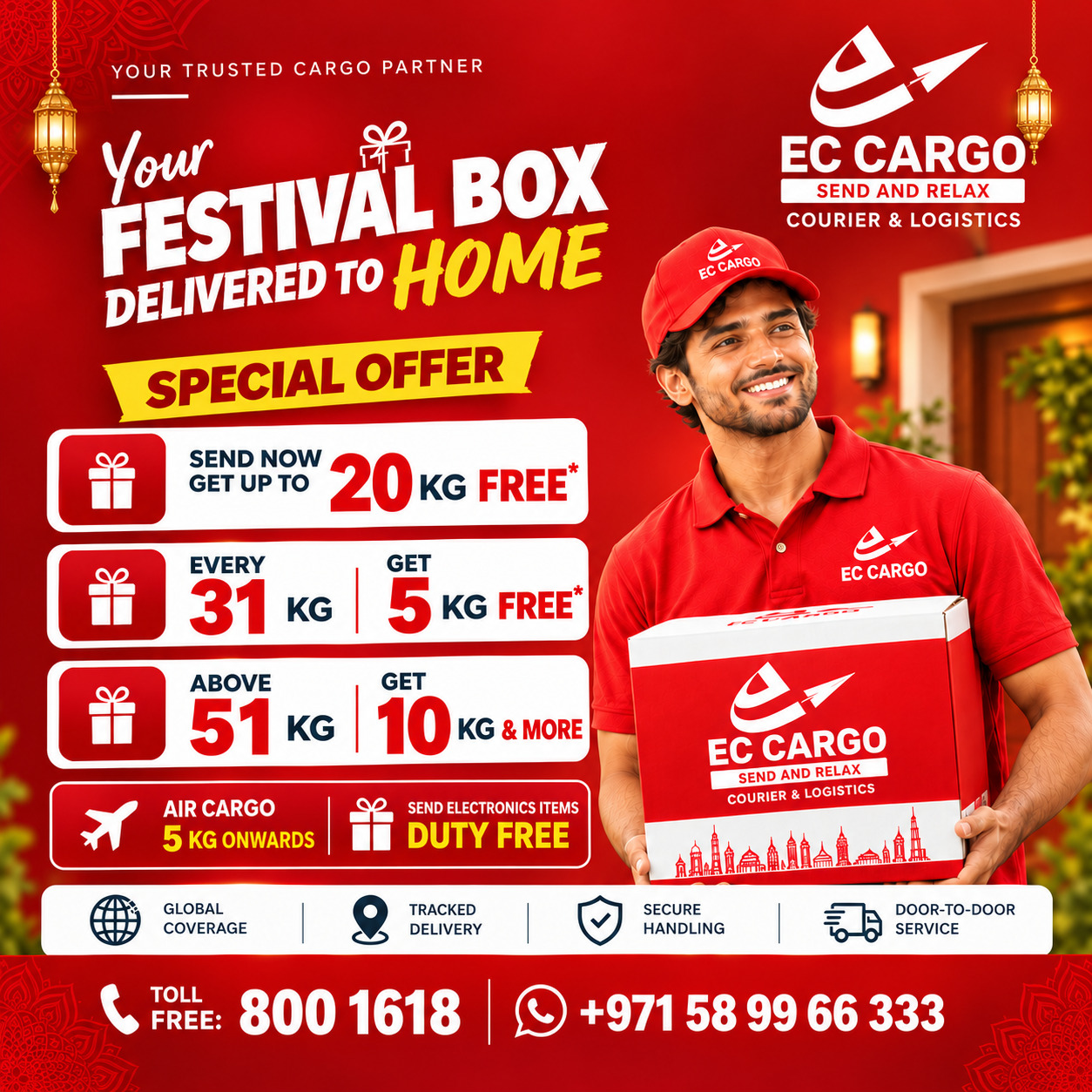 EC Cargo Festival Box Special Offer - Get up to 20 KG Free